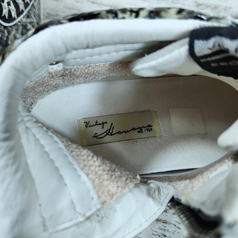 Vintage Havana "Juniper" High Top Star Stud Snake Print Sneaker | Women's Size 9 - Picture 10 of 12